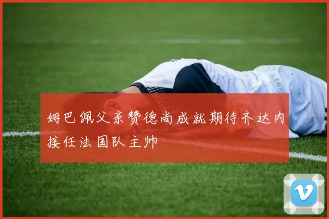 姆巴佩父亲赞德尚成就期待齐达内接任法国队主帅