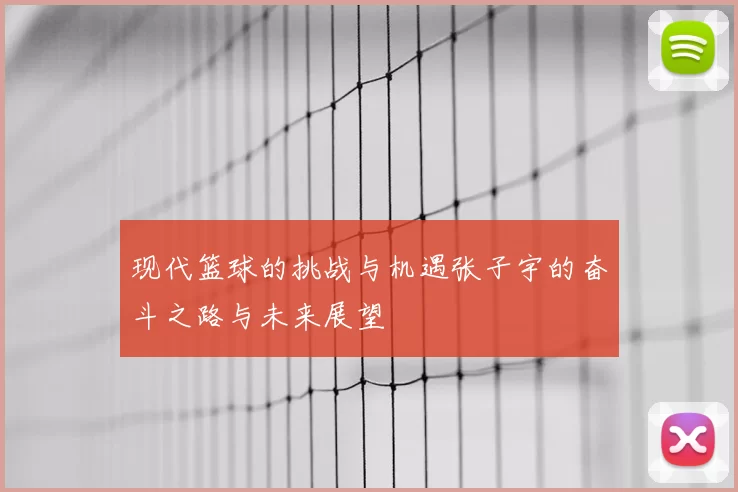 现代篮球的挑战与机遇张子宇的奋斗之路与未来展望
